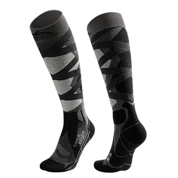 Висококачествен практичен чисто нов 360°градиент компресия ски чорапи ски чорапи акрилен полиестер 35-39 полиамид