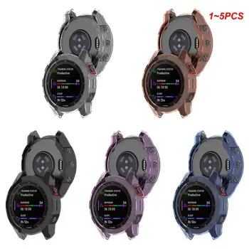  1 ~ 5PCS прозрачен мек калъф за Garmin Epix Gen 2 защитен капак на бронята за Fenix 7 7S 7X Smart Sport Watch Protector