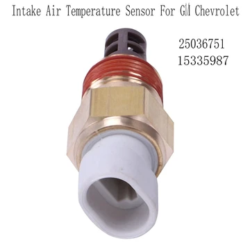 1 Piece Траен сензор за температура на входящия въздух Директна подмяна IAT сензор резервни части за GM Chevrolet 25036751 15335987