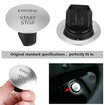 Keyless Go Start Stop Push Button Превключвател за запалване на двигателя на автомобила 2215450714 За Мерцедес W205 W212 W164 W166 W221 T1P0