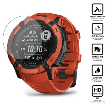 Твърд стъклен смарт часовник HD защитен филм за Garmin instinct 2X Solar (Tactical) Screen Protector Cover Smart Watch аксесоари