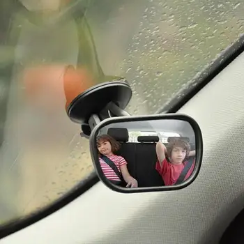 Бебешка кола огледало за обратно виждане Задна седалка Бебешко огледало за безопасност на бебето със смукателна чаша за кола Задна седалка Огледало за деца Monitering