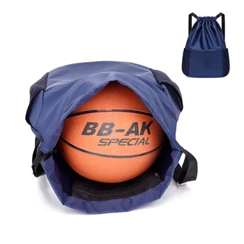 Спортни чанти Дамски фитнес чанта Баскетбол Голяма тренировъчна топка Пътуване Weekender Bolsas за женски йога шнур раница мъже