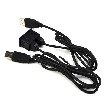 конектор адаптер кабел чисто нов тире 100CM A-тип USB порт аксесоари двоен USB лесен за инсталиране флъш интериор