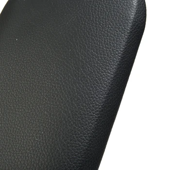Durable Practical Armrest Cover Accessories Подлакътник Черен автомобил Вътрешна PU кожа 18D 867 173 Пластмаса 3B0 867 173