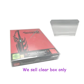 Прозрачна TEP кутия за превключвател NS за хрониките на Xenoblade 2 Колекционерско издание EU версия игра дисплей кутия за съхранение
