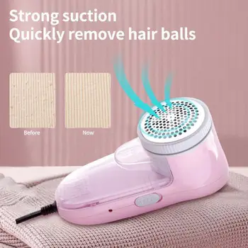 Clothes Fabric Protector Lint Remover for Clothes Effective 3-blade Usb Lint Remover Hair Ball Removal for Sweaters Fabrics