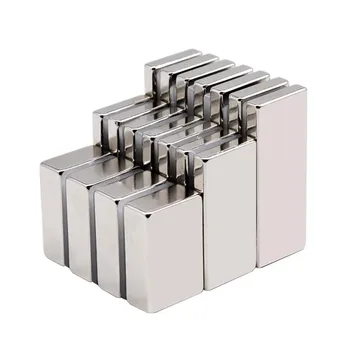 Неодимови магнити Супер силен хладилник квадрат за заваряване на магнитни материали N52 Bar Малки магнити Блок риболов Магнитен амант
