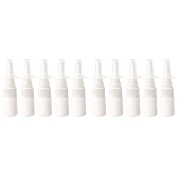 20Pcs 10Ml спрей бутилка за многократна употреба пластмасова мъгла нос назална пръскачка