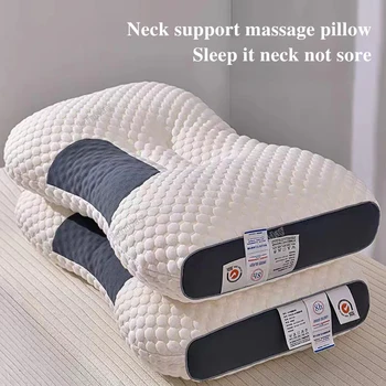 1PC Нова 3D SPA масажна възглавница Ортопедични възглавници за сън 3D Good Night Pillow Partition Помощ за сън и защита на възглавниците за врата