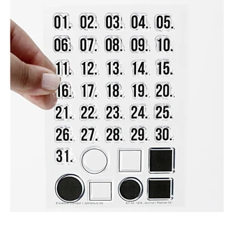 2021 Ново пристигане Цифров прозрачен прозрачен силиконов печат печат за DIY скрапбукинг фотоалбум Декоративни ясни печати