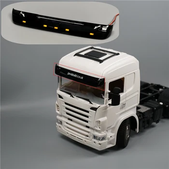 RC камион LED симулация слънце козирка светлина 3V покрив козирка лампа за 1/14 Тамия самосвал SCANIA R620 R470 R730 56323 аксесоари за кола