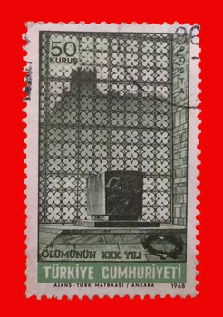 1Pcs/Set Турция Пощенски марки 1968 Geomtry маркирани пощенски марки за събиране