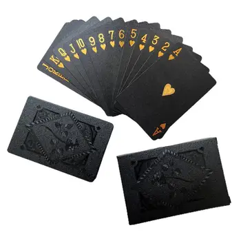 Black Gold игра на карти за игра водоустойчиви покер карти настолна игра творчески играчки подаръци за семейни приятели взаимодействие събиране парти