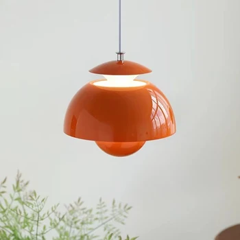 Модерна цветна пъпка Nordic датски дизайнер LED висулка светлина декор изкуство висящи полилеи лампа Начало спалня кухня нощно осветление