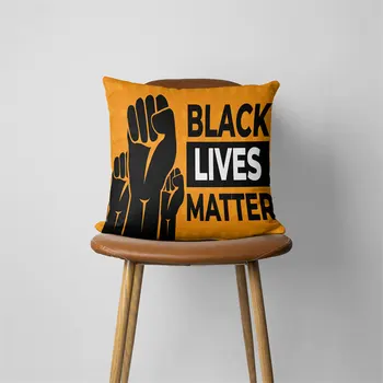 Black Lives Matter Възглавница за диван, калъфка за възглавница, седалка, калъфка за възглавница за хвърляне на кола, декорация за дома, 319