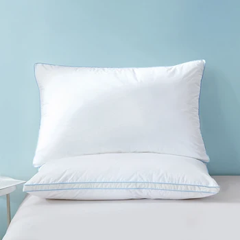 Меки възглавници за легло за възглавница за пълнене от микрофибър 100% памучен плат