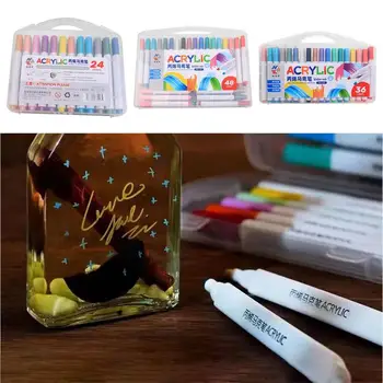 Маркери за деца рисуване писалки изкуство маркер писалка водоустойчив цветни маркери ярки и безопасни рисуване писалки деца оцветяване маркери набор