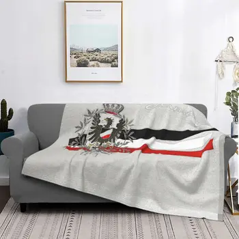Германски имперски орел 1871 с одеяло за знаме Германия фланела страхотно топло хвърлят одеяла за стол покриващи диван текстилен декор