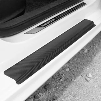 Универсален черен протектор перваза Scuff Cover Car Door Plate Стикер за Lada Priora Sedan sport Калина Гранта Веста Рентген XRay