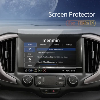 Стикери за кола Carplay екран протектор за GMC TERRAIN 2024 дисплей закалено стъкло защитен филм навигация Аксесоари за превозни средства