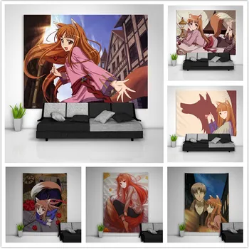 японски класически аниме подправка и вълк Hori цифрова живопис DIY цифрова маслена живопис декорация