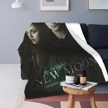 The Twilight Saga New Moon Blankets Fleece Spring/Autumn Edward Bella Леко тънко одеяло за диван спалня юрган