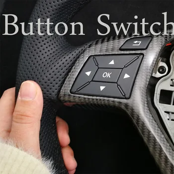 Pair аудио радио бутон за управление Многофункционален бутон за превключване на волана за Mercedes Benz C W204 2011