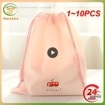  1 ~ 10PCS шнур чанта сладък карикатура водоустойчив влагоустойчив прахоустойчив домакински дрехи опаковане и довършителни чанта за съхранение чанта